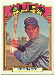1972 Topps Baseball Cards      555     Ron Santo